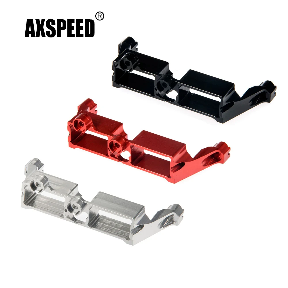 AXSPEED Aluminum Alloy Differential Lock Bracket Steering Gear Servo Mount for TRX-4 TRX4 1/10 RC Crawler Car Parts