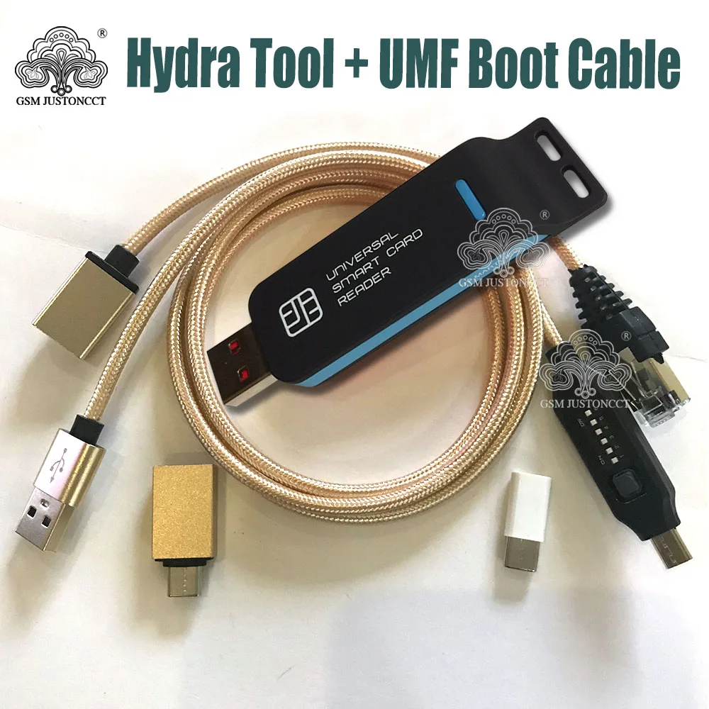 Original Hydra Dongle is the Key for All HYDRA USB Tool, Softwares + UMF, All Boot Cable Set, Easy Switch, Micro