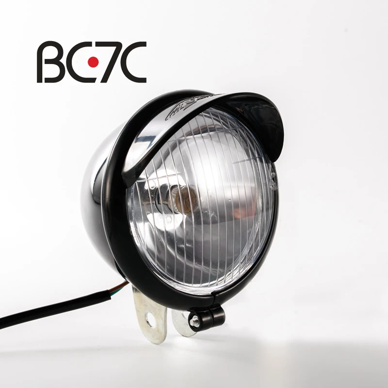 Motorcycle Chrome Front Spotlight Passing Lamp Mount Fog Light Bar Motorbike Black Bracket Bar Turn Signal For Harley
