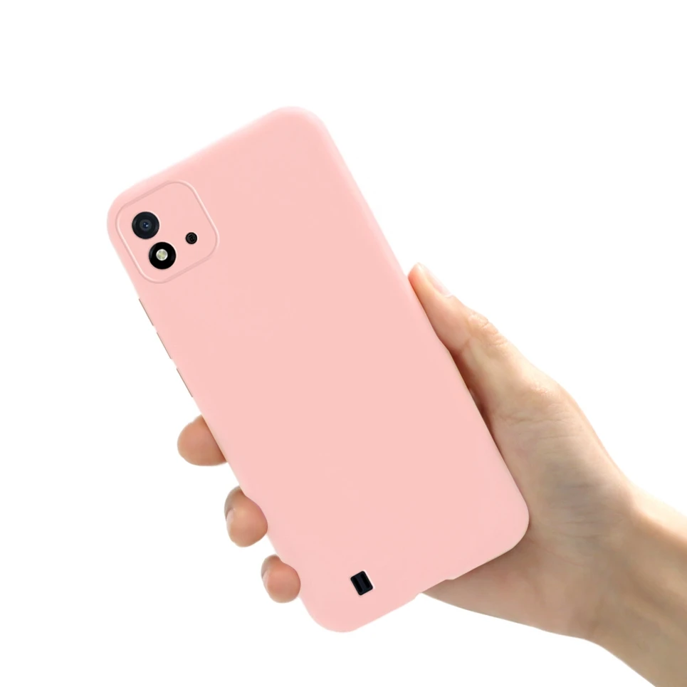 For Oppo Realme C11 2021 Case Realme C20 C21 Case Cover Candy Color Cute Phone Case For Realme C21Y C25s C25Y C35 Back Cover