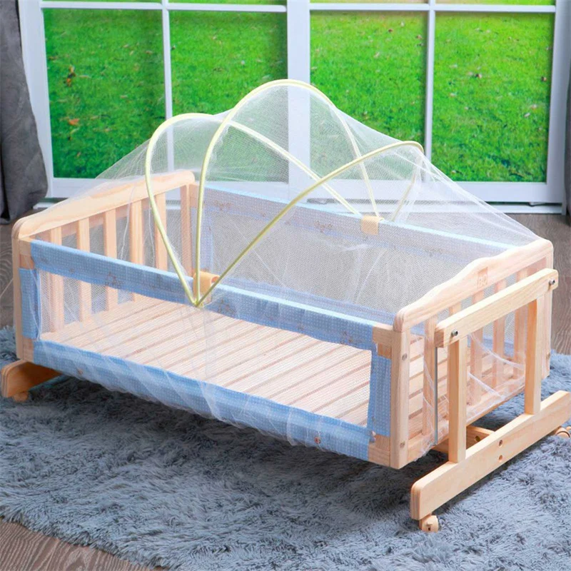 Baby Kids Cradle Mosquito Net Crib Cot Mesh Canopy Infant Toddler Playpens Bed Tent