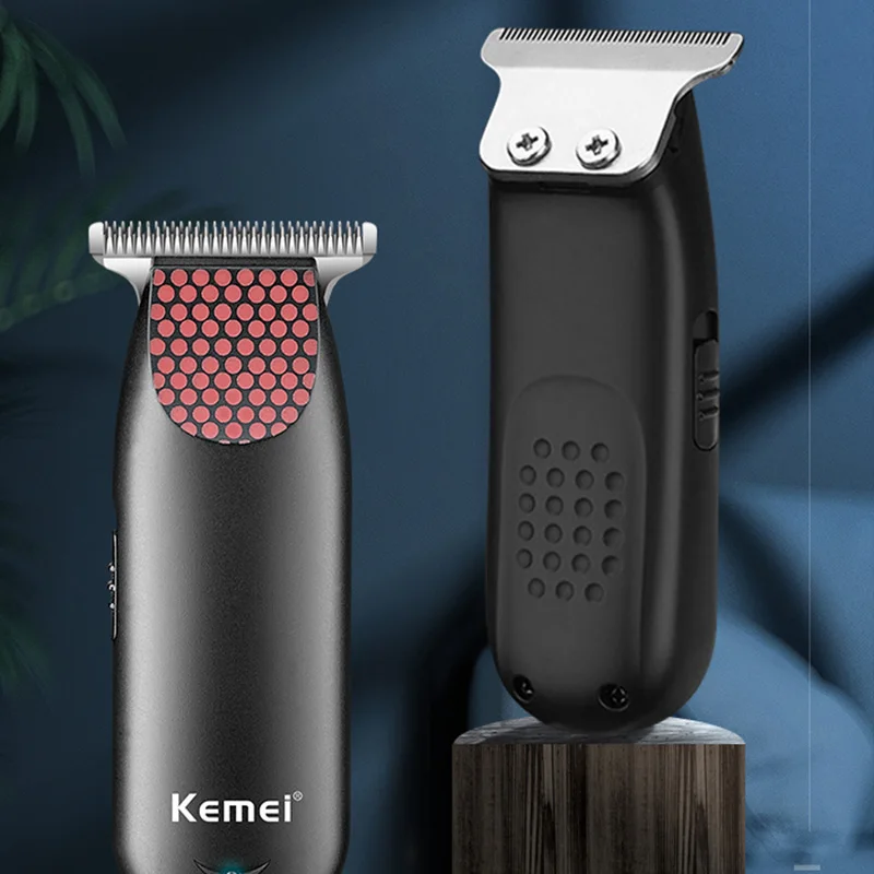 Kemei 889 Professional Pocket Cordless Hair Clipper Compact Mini Electric Beard HAIR Trimmer Small Portable Grooming Kit for Men