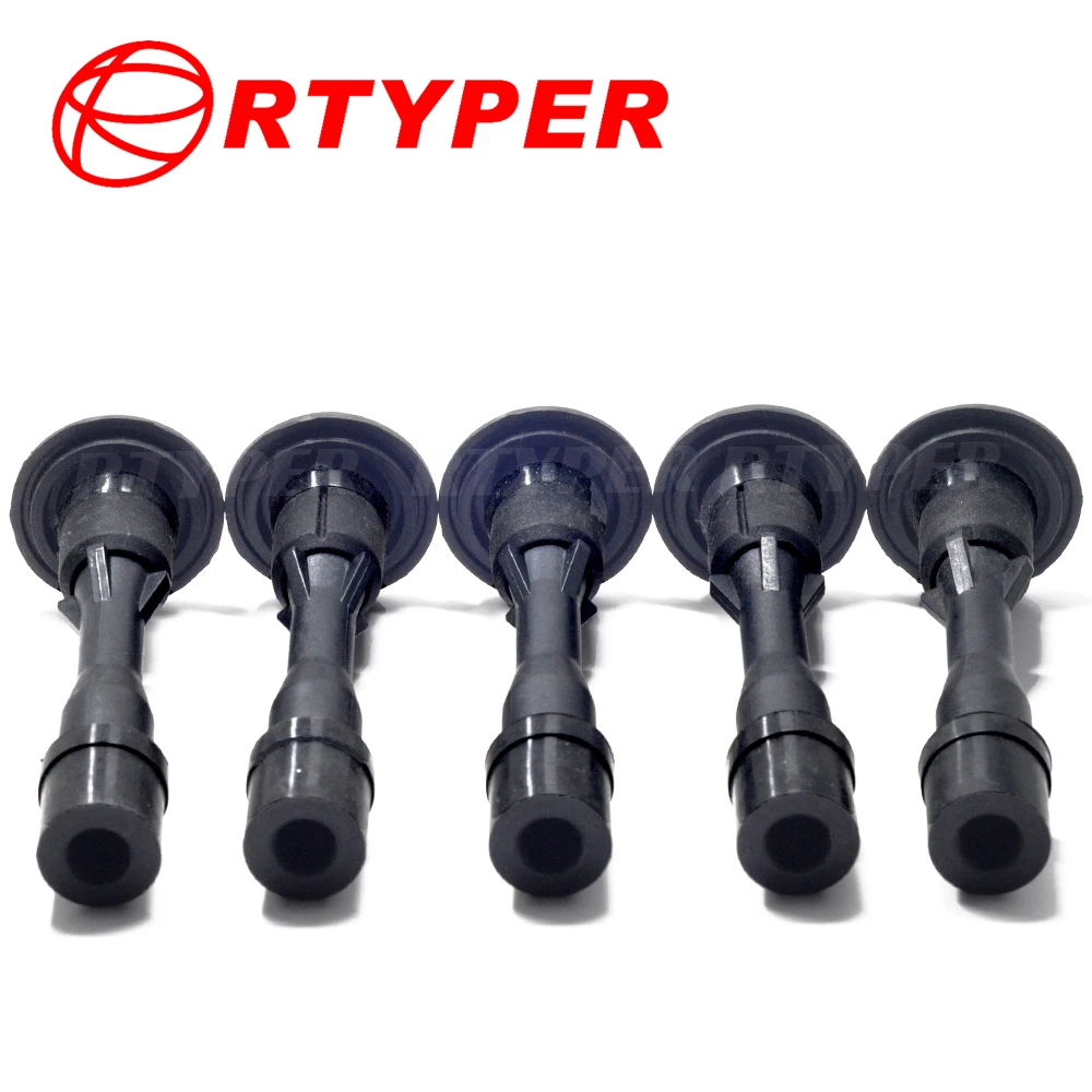 

4 PCS Ignition Coil 19500-87101 Rubber Boot With Spring Connect Spark Plug For Toyota Daihatsu Terios Box