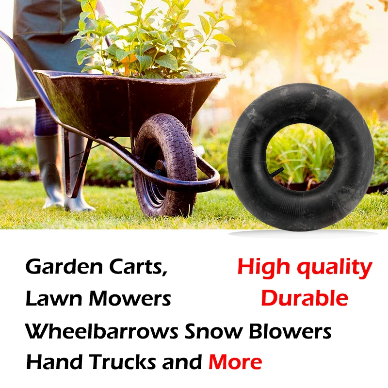 16X6.50-8 Replacement Inner Tube for Garden Carts, Lawn Mowers，Wheelbarrows Snow Blowers, Wagons, Carts, Hand Trucks and More