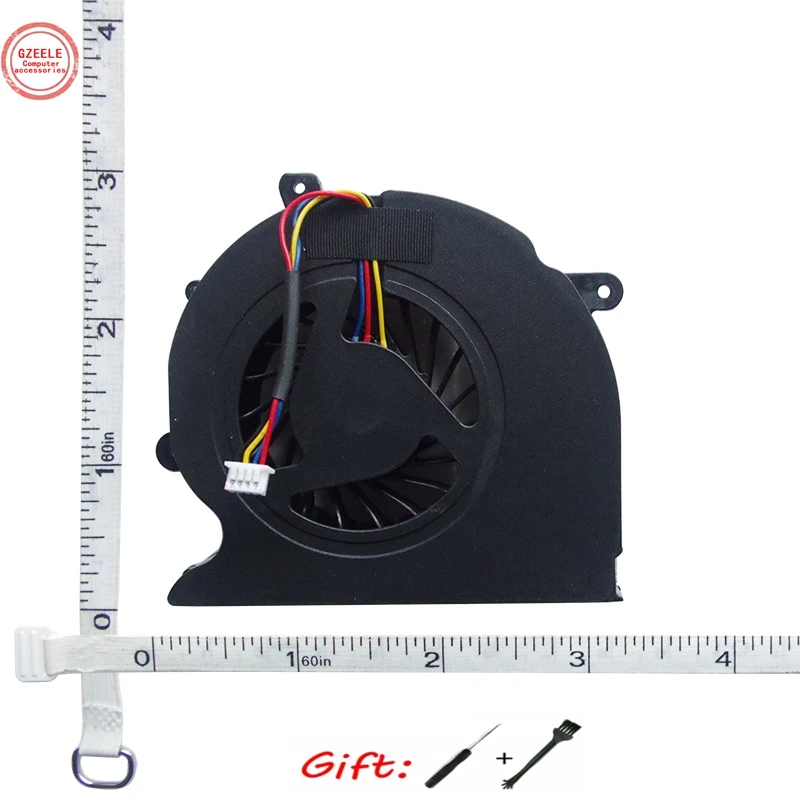 

Laptop Cpu Cooling Fan for HP Elitebook 8540 8540P 8540w Series CPU Fan P/N GB0575PHV1-A SPS: 595769-001