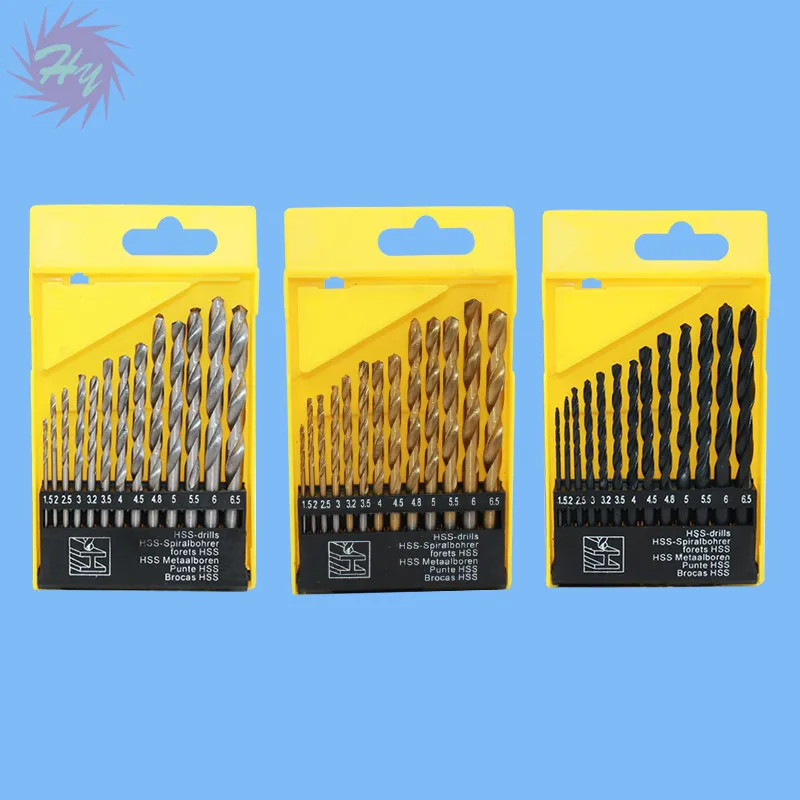 1 Set Model Tool /13 Pieces 1.5-6.5MM Drill Tip Set /Twist Drill For RC Model Accessories Silver/Glod/Black Color