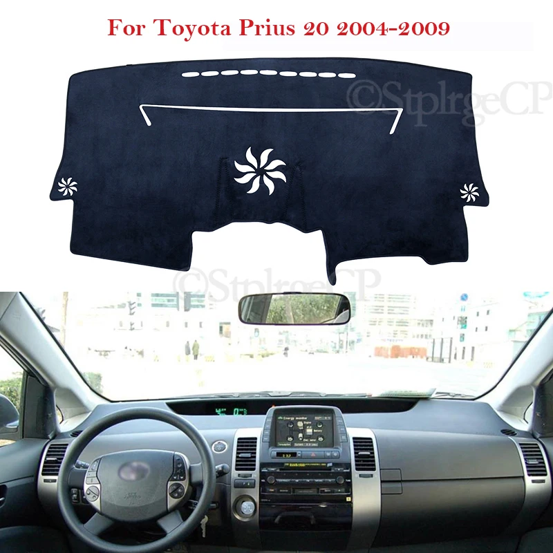 Dashboard Cover Protective Pad for Toyota Prius 20 2004~2009 Car Accessories Dash Board Sunshade Carpet 2008 2007 2006 2005