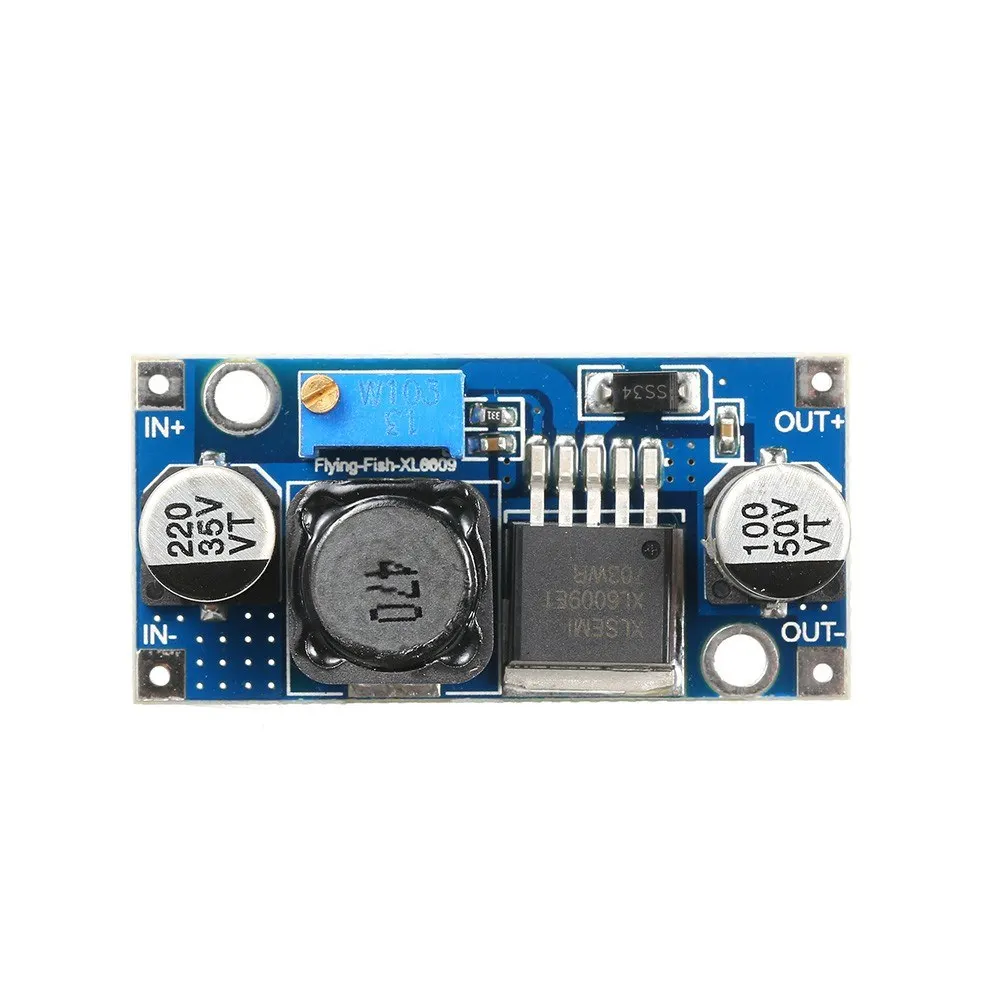XL6009 DC5V/6V/9V/12V to 24V Boost Voltage Regulator Module Adjustable Automatic Converter