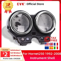 Cubierta del velocímetro del instrumento CVK, cubierta del medidor de Platel, cubierta del tacómetro del odómetro para HONDA Hornet CB 250 Hornet250 piezas de 1992-2008