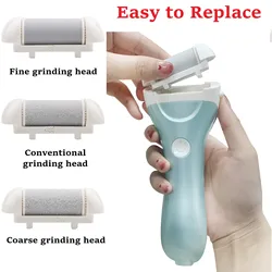 3/6PCS Foot Care Tool Heads Pedi Dead Hard Skin Callus Remover Refills Grinder Replacement Rollers File Feet Care Tool