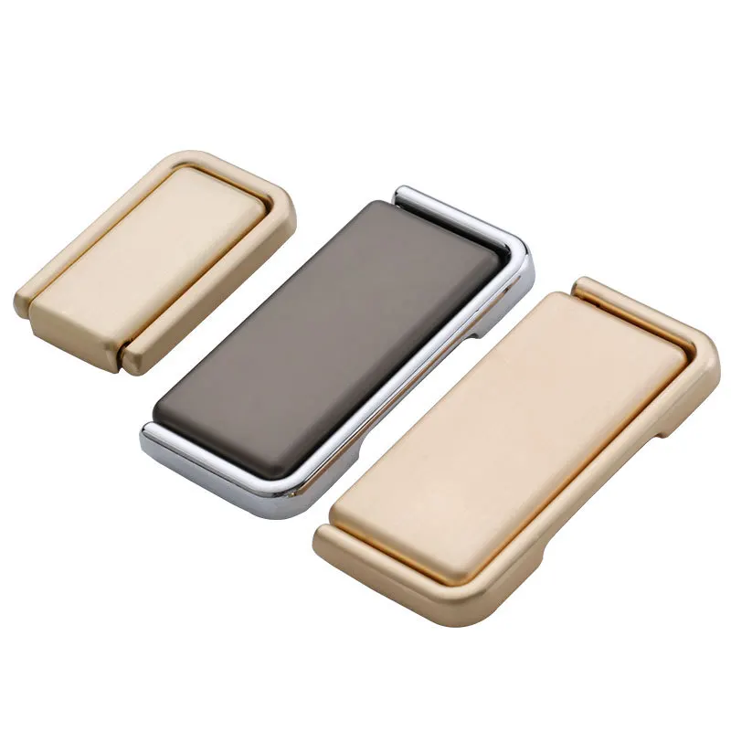 Zinc Alloy Modern Simple Cabinet Hardware Handle Pearl Black And Gold Decorative Furniture Handles Big Home Cabinet Door Knobs