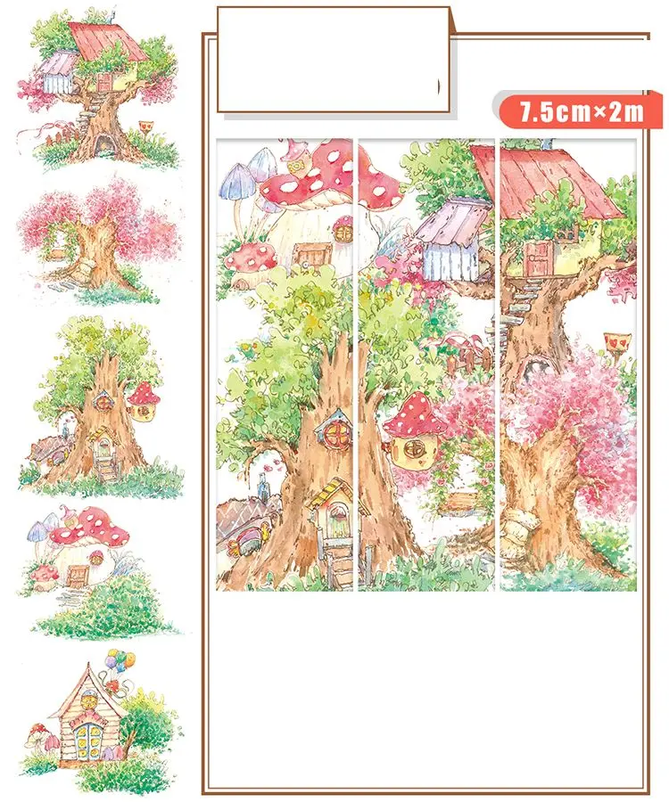 2M House On The Tree Washi Tape