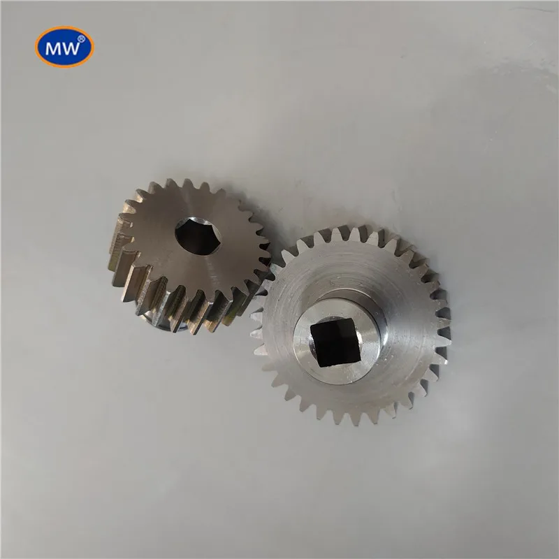 2pcs 1.5 Modulus 24/32 Teeth  Metal Steel Gear Custom Processing According To Drawings