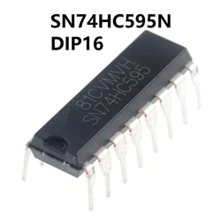 10 sztuk 74HC595 DIP 74HC595N DIP16 SN74HC595N DIP-16 nowy i oryginalny chipset IC