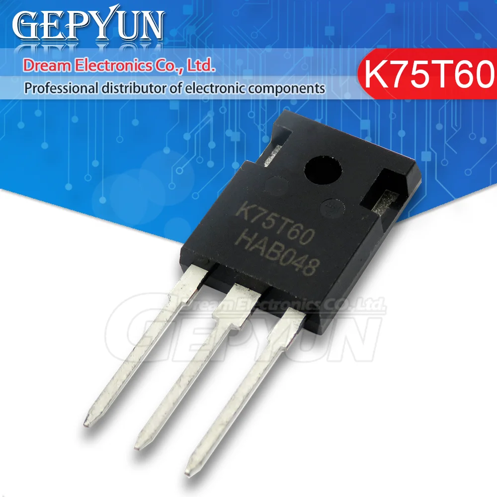 5 Stück ikw75n60t ikw50n60t bis-247 ikw75n60 k75t60 75a 600v k50t60 igbt Transistor neu auf Lager