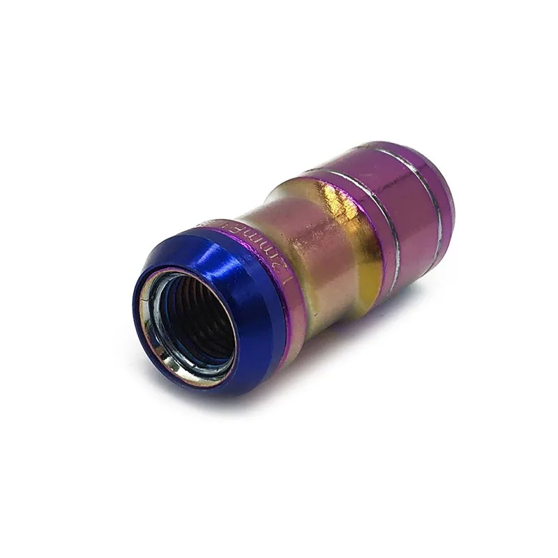 VOLK Neo Chrome Concealed Heptagon Formula Steel Wheels Lock Lug Nuts