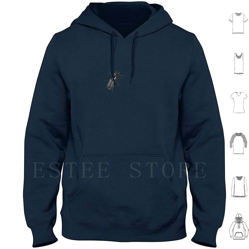 Realistic Bug With Shadow-Scary Beetle Illusion Hoodie Long Sleeve Realistic Bug Bug Beetle Realistic Effect Illusion 3d 3d