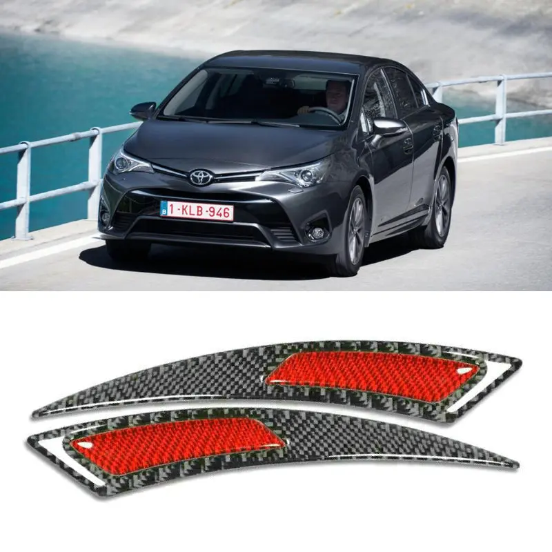 

Carbon Fiber Wheel Eyebrow Sticker For Toyota corolla avensis rav4 camry auris carina fj cruiser land cruiser Previa Prius