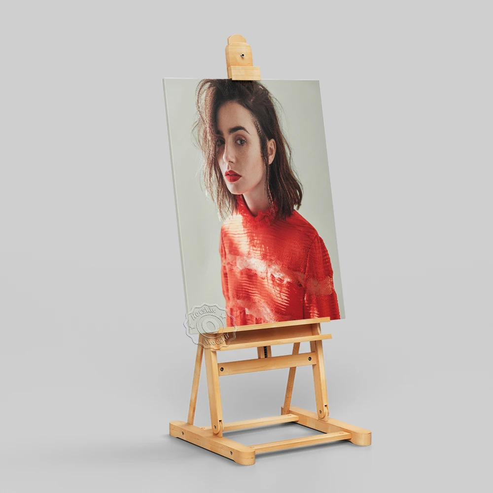 ملصق ليلي كولينز، لوحة فنية جدارية للممثل الأنثوي، مطبوعات فنية للممثلة التلفزيونية، لوحة جدارية على شكل نجمة الفيلم، ديكور جدار غرفة المعيشة #3