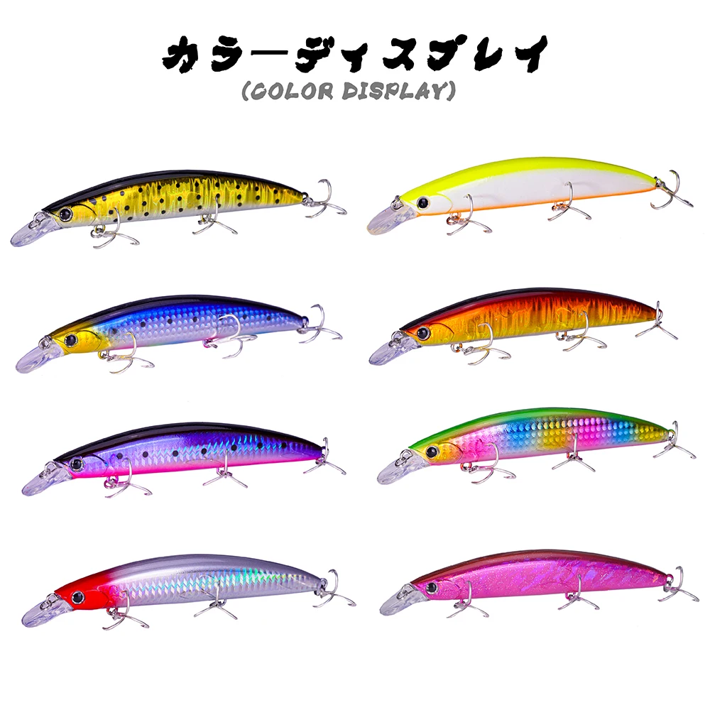 Ace Minnow 13cm – Wobbler flotante Topwater para invierno - imagen 4