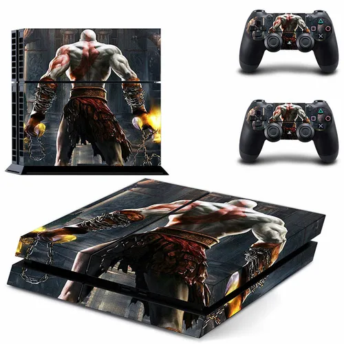 Imagen 2 del producto God of War PS4 pegatina de piel cubierta de calcomanía para consola PS4 y pieles de controlador vinilo