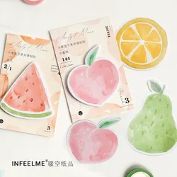 30 Pcs Kawaii Paper Fruit Sweet Cute Planner Memo Pad Stickers Decal Sticky Notes Scrapbooking Diy Kawaii Notepad Diary Planner