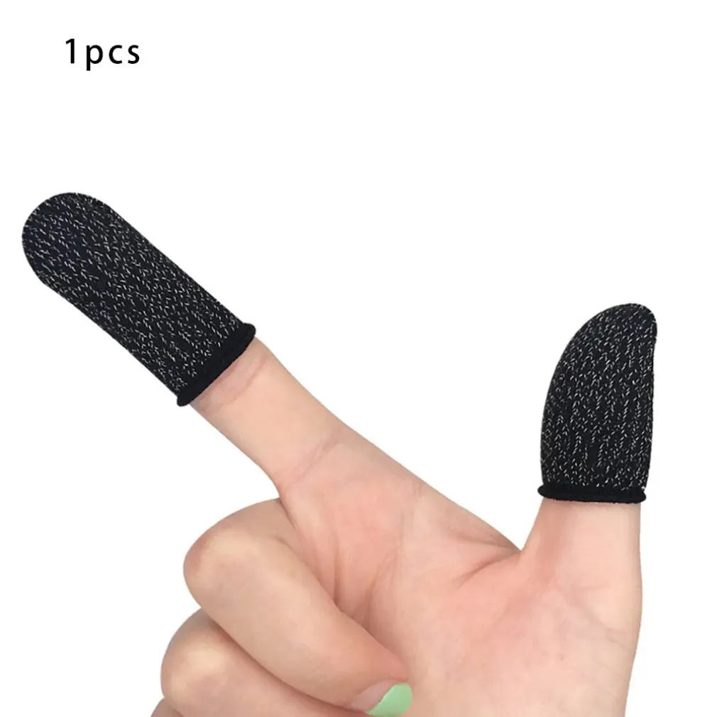 Mobile Game Fingertip Gloves for Gamer Sweatproof Anti-slip Touch Screen Finger Sleeve Breathable Gaming Fingertip Cover