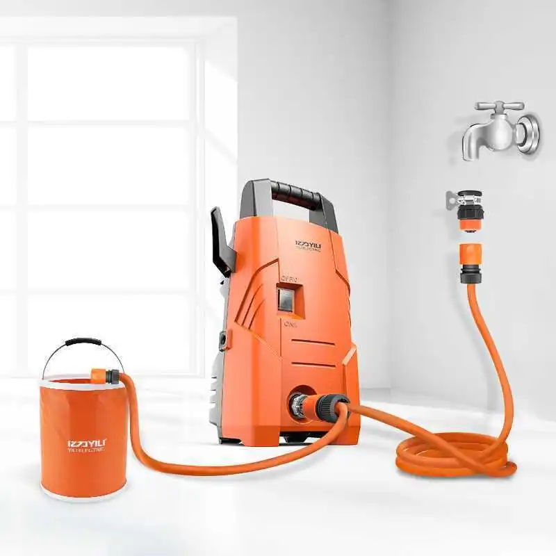 Rondella ad alta pressione rondella per auto ad alta pressione per uso domestico rondella per auto completamente automatica pompa per lavaggio auto portatile strumento per la pulizia del giardino