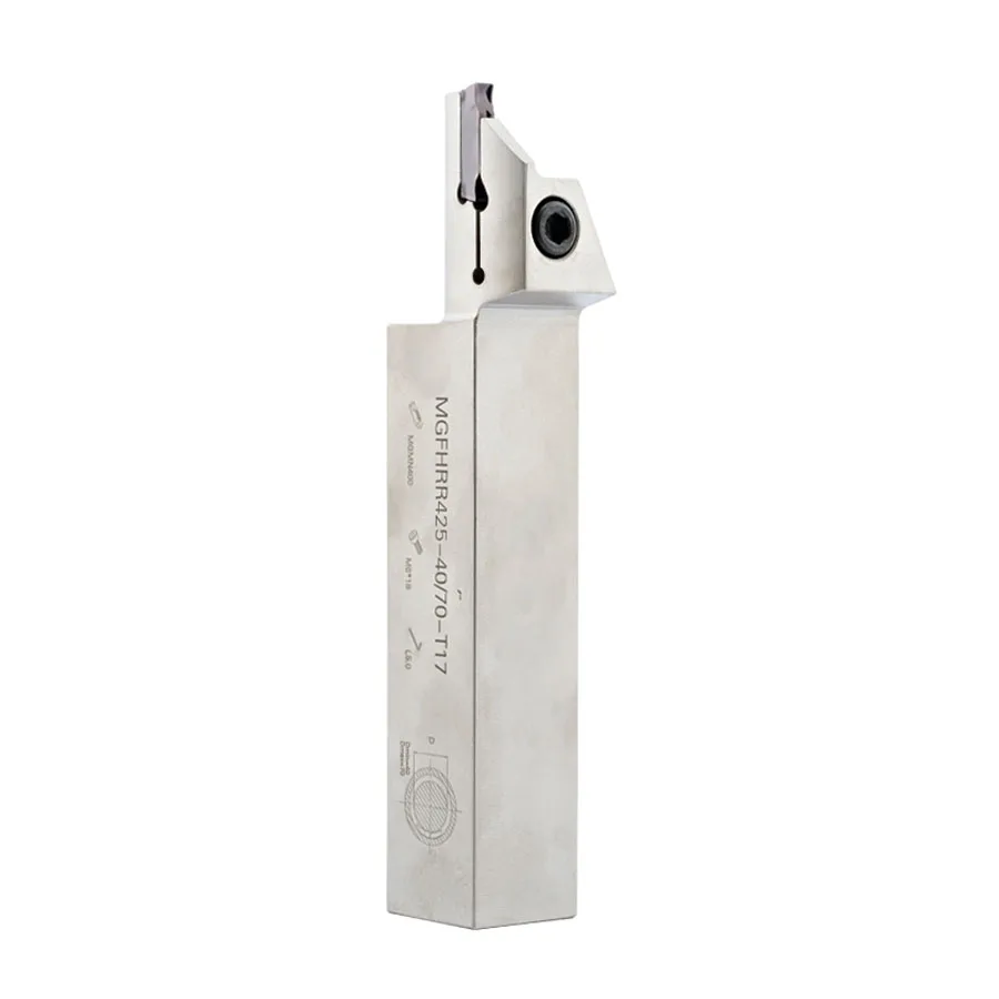 Arco reverso final rosto grooving titular mgfhrr320 325-65/120-t16 mgfhrr425 525 mola de aço entalho mandril torno cnc ferramentas de corte