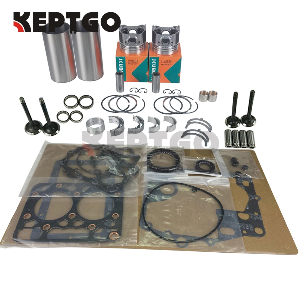 Z750 Overhaul Rebuild Kits with Liners for Kubota Engine L175 L185 L1501 L1500