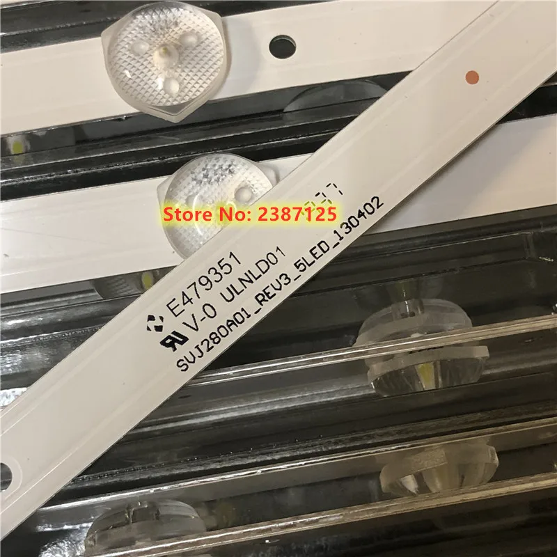 

90PCS LED Backlight Strip 5lamps SVJ280A01 REV3 5LED 130402 M280X13-E1-H 28C2000B L2830HD DEXP 28A3000 H280B7100C