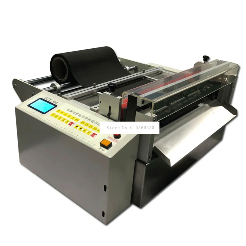 Automatic Feeding Cutting Machine Non-woven Cloth Cutting Machine Paper Adhesive Sticker PVC Film Foil Cutter Machine HZX-400