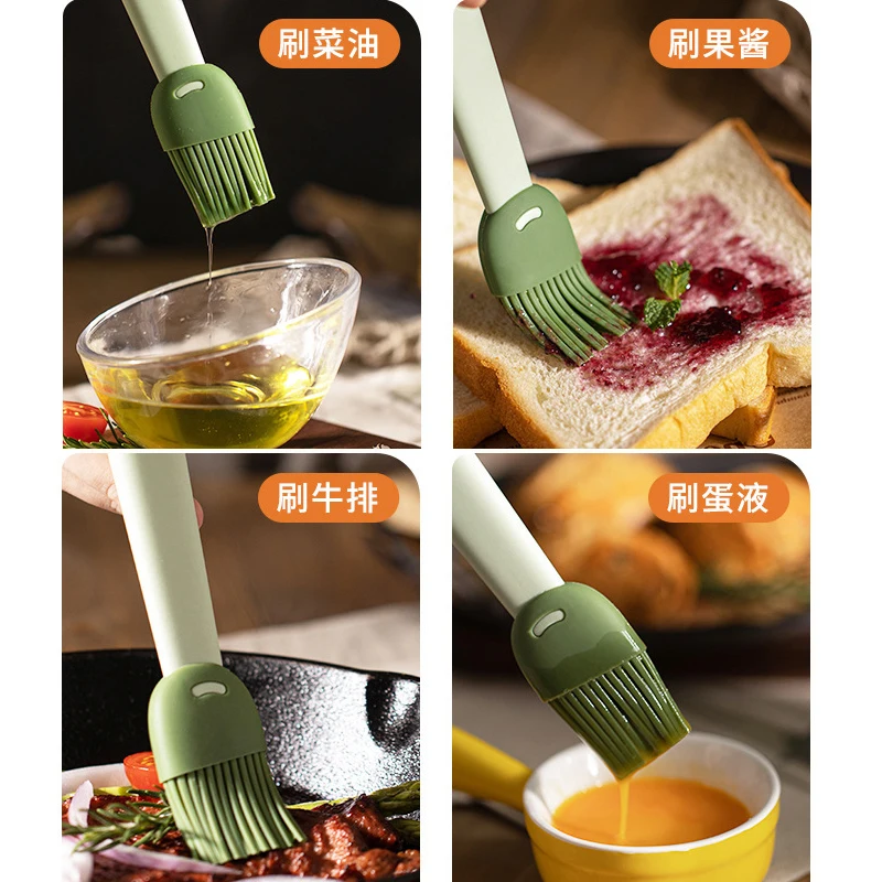 Xiaomi Thực Phẩm Silicon Cao Cấp Bàn Chải Bếp Tỳ Hưu Dầu Đầu Hộ Gia Đình Chịu Nhiệt Độ Cao Không Linting Nướng Thịt Nướng
