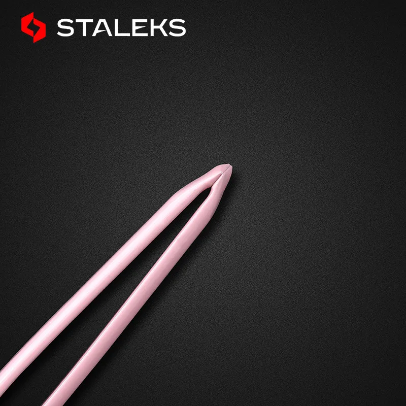 STALEKS Professional High Quality Slant Tip Eyebrow Tweezers Multifunction Stainless Steel Hair Removal Makeup Tool TBC-11-3