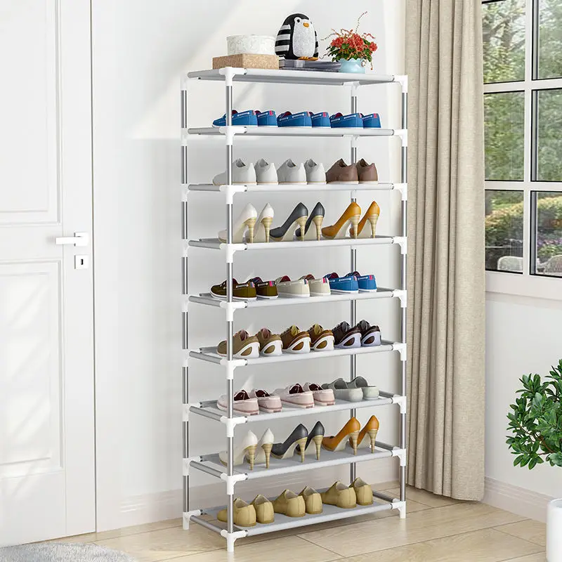 Simple Shoe Rack Nonwoven Fabric Shoe Storage Cabinet Space-saving Home Hallway Shoe Organizer Shelf Stand Holder Shoe Cabinet