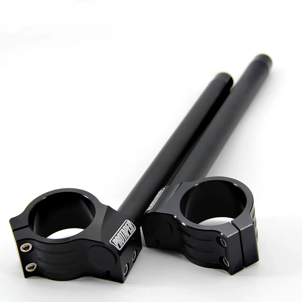 1 Pair PRO Universal CNC 31mm-51mm 32mm 33mm 35mm 36mm 37mm 39mm 41mm 50mm Motorcycle Clip on Ons Fork Riser Regular Handlebar
