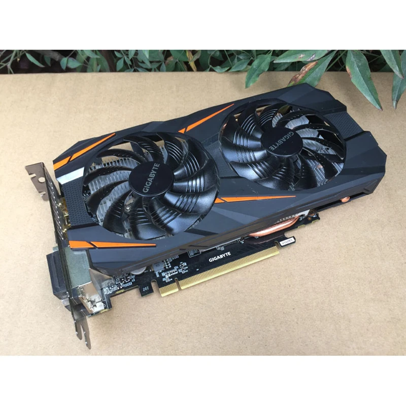 GIGABYTE GTX1060 6GB Video Card  GPU Map For nVIDIA Geforce Original GTX1060 6GB 192Bit Graphics Cards HDMI PCI-E X16 Cards Used