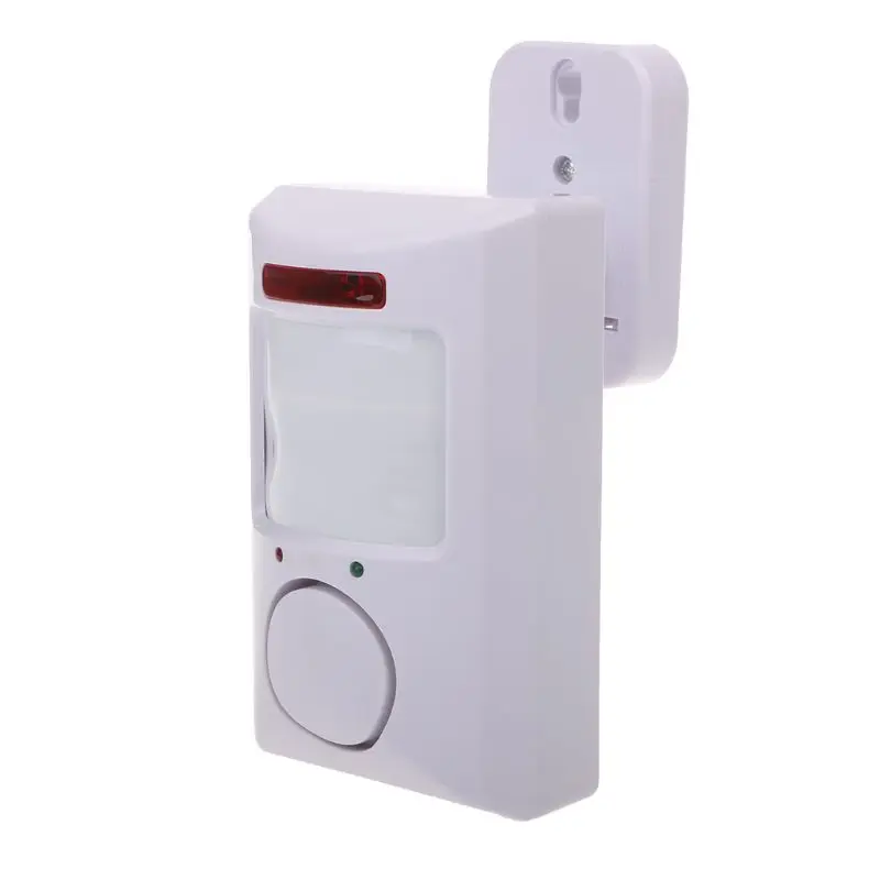 Electronic Dog Portable 105dB PIR Motion Detector Anti-theft Motion Detector Home Security Alarm system+2 cont