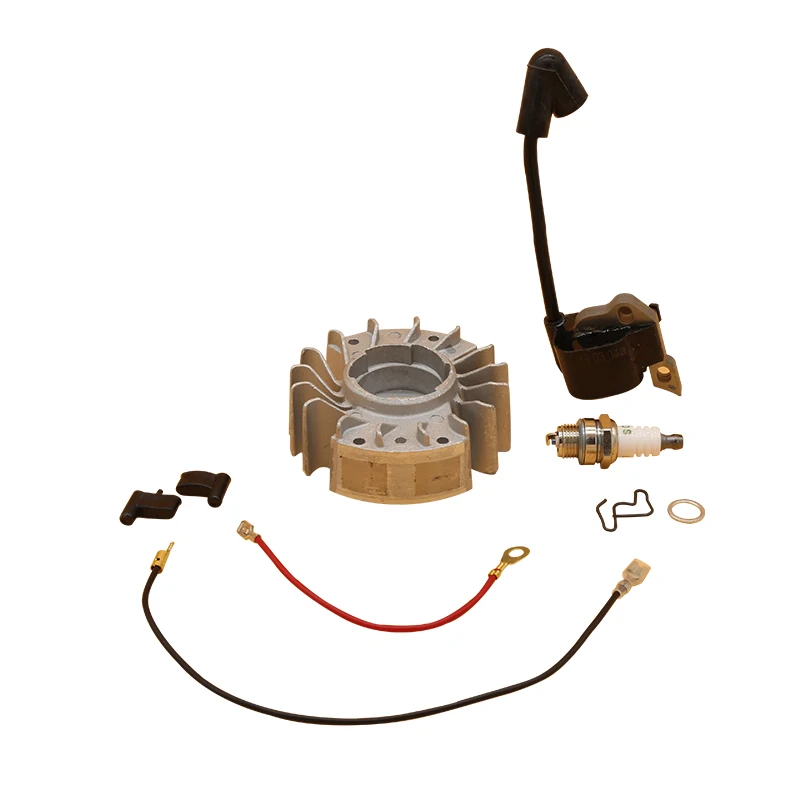 Kit de vela de ignição para bobina de ignição, serve para peças de motosserra a gás stihl, ms180, ms170, ms 180, 170, 017, 018