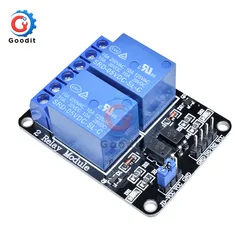 5V 2 Channel Relay Module High and Low Level Trigger With Optocoupler Isolation Relay Module for Arduino Relay SRD-05VDC-SL-C