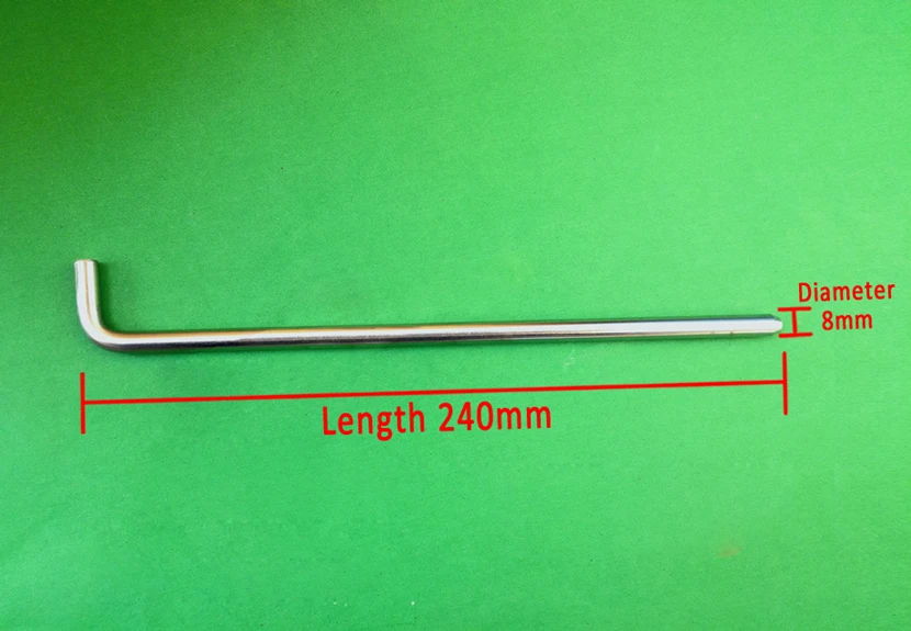 1 горизонтальный стержень передней панели рычага мороженого для машины для мягкой подачи 1 шт.