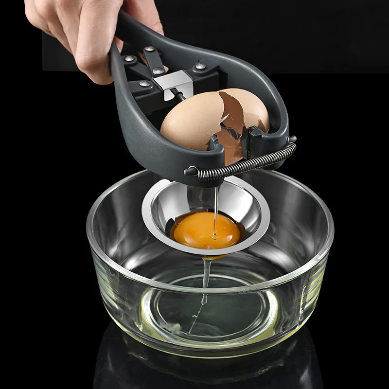 304 Stainless Steel Egg Opener Egg Shell Cutter Kitchen Accessories Egg Stripper Eggshell Separator Gadget