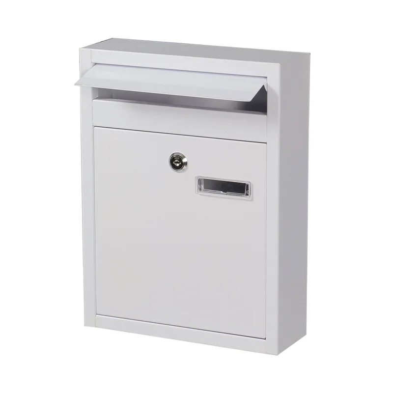 Creative European rainproof environmental protection paint villa letter box suggestion box home community wall with lock mailbox