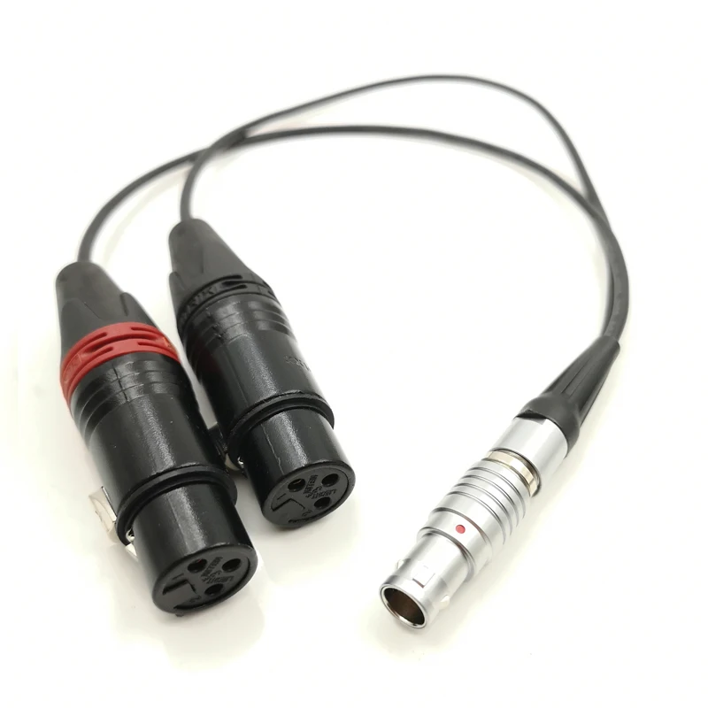 Atomos 10 Pin zu Dual Neutrik 3 Pin Female XLR Breakout Audio Eingang Kabel für Shogun Monitor Recorder Shogun Bare knochen – Detail 5