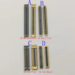 Conector de pantalla LCD Flex FPC, enchufe para Samsung Galaxy A52, A526, A525F, A52S, A32, A325, A325F, A326, A82, A826, 40, 78 Pines, 2-10 piezas