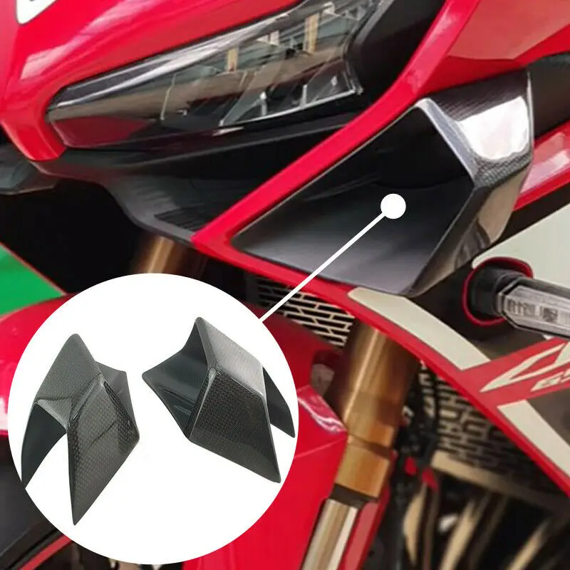 

Motorcycle Front Light Cowl Side Winglet Wind Fin Spoiler Trim Cover for Honda CBR650R cbr 650r cbr 650 r accessories 2019 2020