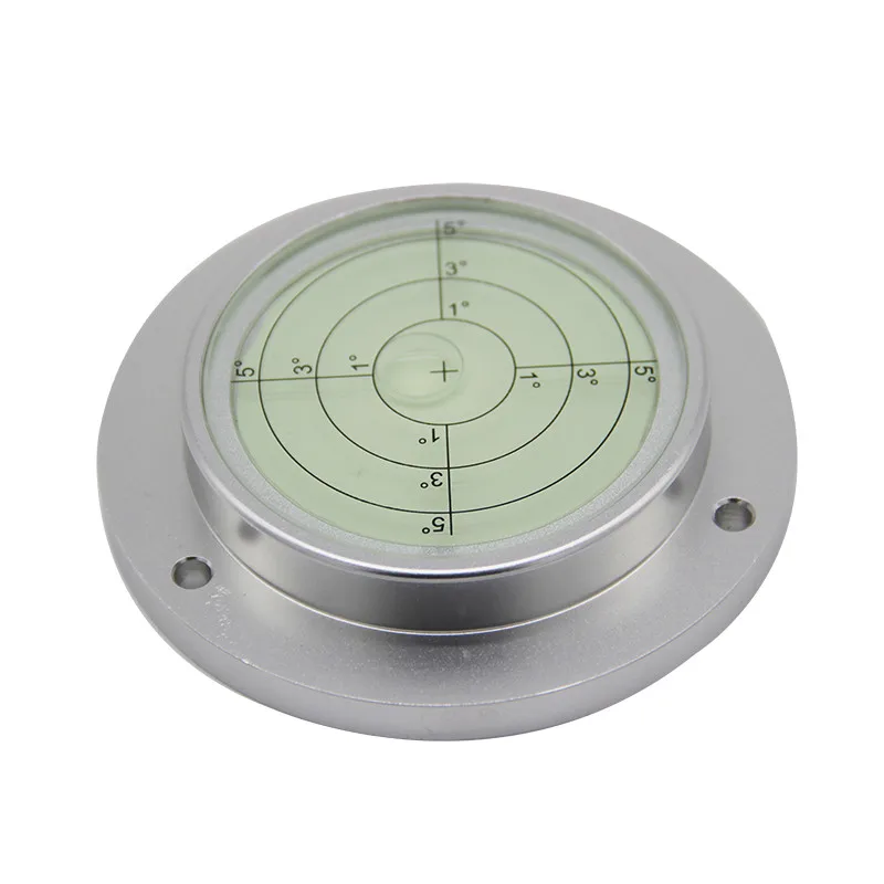 1ชิ้น Precision Spirit โลหะระดับฟองสบู่ระดับวงกลมระดับการวัดระดับเครื่องมือ Drop