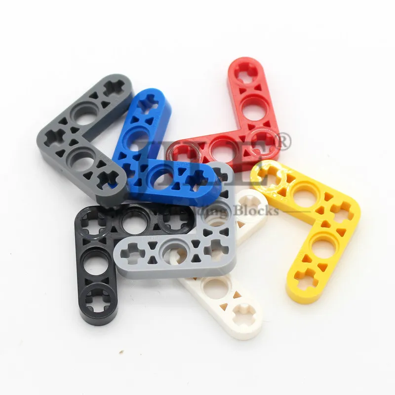 Technology Liftarm 3x3 L Shape Thin 32056 Building Block Compatible Accessories Combination Mechanical with Science Toys