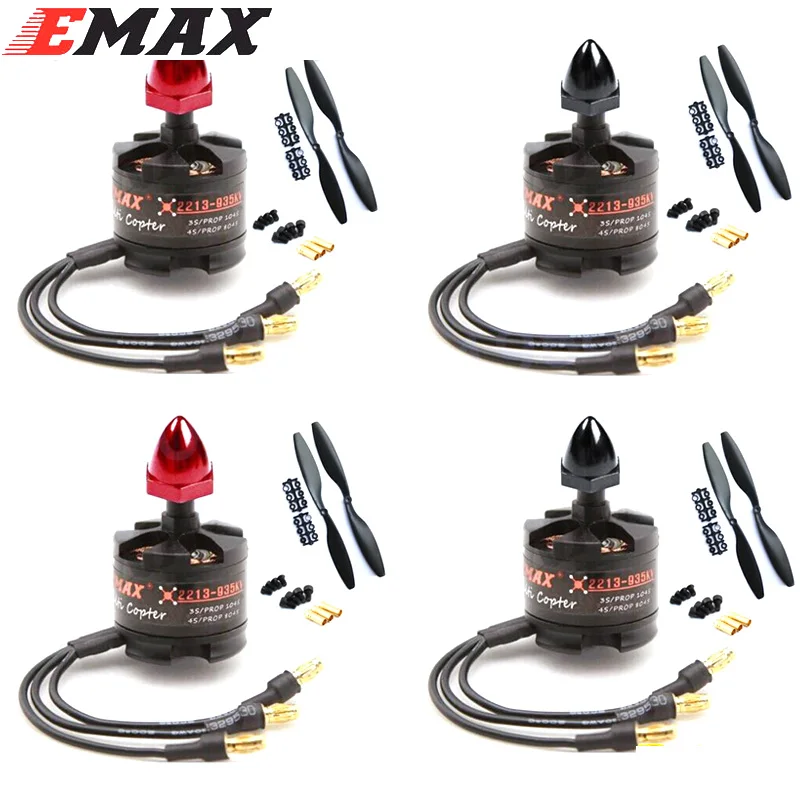 4set/lot EMAX 2212 MT2213 935KV Brushless Motor for  F450 F550 X525 Multicopter Quadcopter 1045 Propellers