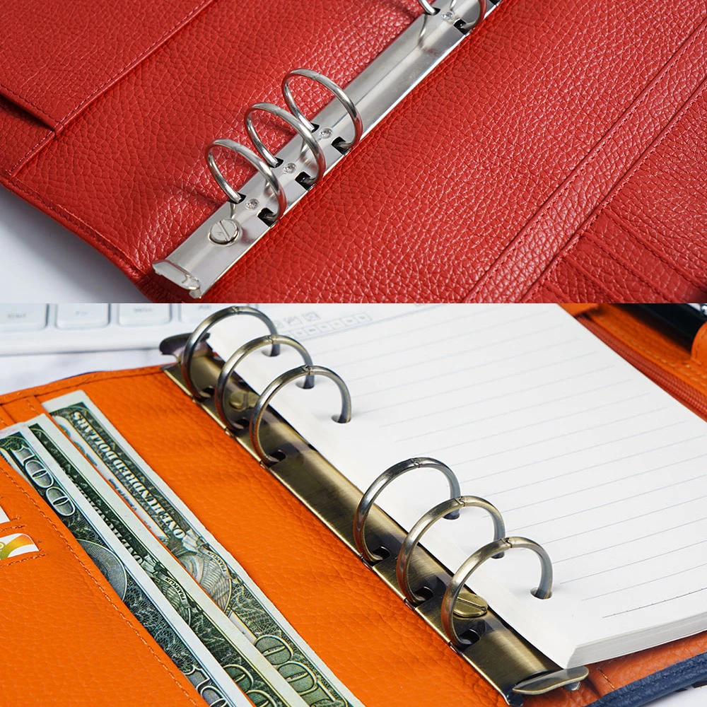 Mit Schraubverschluss, Metall-Tagebuch-Bindeklammer, Loseblatt-Ringbinder, Nachfüllbare Spiralringe, Bindeklammer – Detail 10